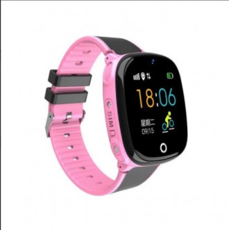 Детские GPS часы-телефон Smart watch HW11 AquaMGPlus Pink со встроенной камерой . . фото 2