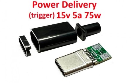 PowerDelivery Trigger 15v 5a 75w
Данный триггер позволяет изменя (задавать) напр. . фото 2