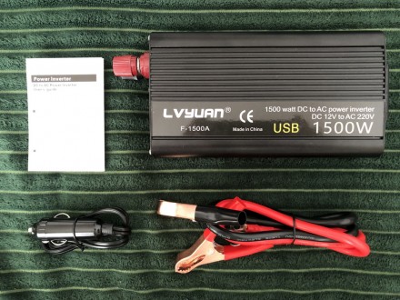 Інвертор Lvyuan F-1500A LED (з індикатором заряду акумулятора)

Новий

- Фор. . фото 2
