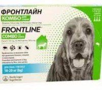  
Frontline Combo (Фронтлайн Комбо) Spot On краплі на холку для собак від бліх і. . фото 2