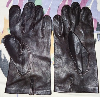 Кожаные перчатки спортивного стиля без подкладки, размер-9.5, ширина-11см, средн. . фото 5