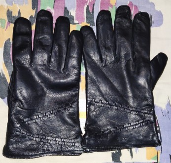 Кожаные перчатки Johanngeorgenstadt, размер-9.5см, ширина-11.5см, средний палец-. . фото 4