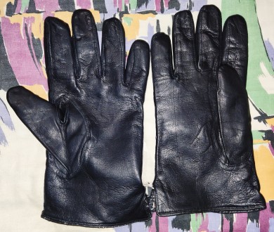 Кожаные перчатки Johanngeorgenstadt, размер-9.5см, ширина-11.5см, средний палец-. . фото 5