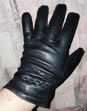 Кожаные перчатки Johanngeorgenstadt, размер-9.5см, ширина-11.5см, средний палец-. . фото 1