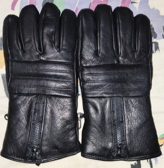 Кожаные мотоперчатки Vera Pelle, оазмер-XL, ширина-12см, средний палец-9.5см, об. . фото 4