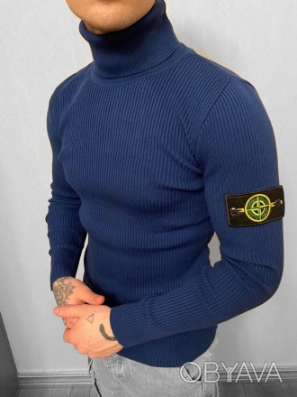 
 Качественный свитер с логотипом STONE ISLAND
-логотип вышит, пристегнут на дву. . фото 1