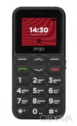 Мобiльний телефон Ergo R181 Dual Sim Black