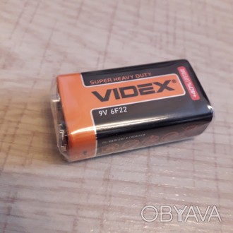 Батарейка крона videx 9v 6f22