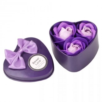 Подарочная коробка в форме сердца с ароматическими лепестками для ювелирных изде. . фото 5