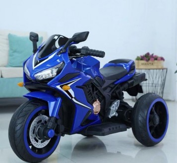 Дитячий електромотоцикл для хлопчика SPOKO N-518 синій
Електромотоцикл для дітей. . фото 3