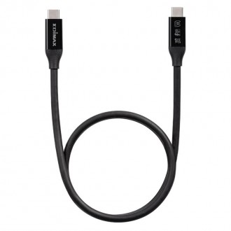 Кабель Edimax UC4 USB-C-USB-C, Thunderbolt3, 0.5м Black 
 
Отправка данного това. . фото 3