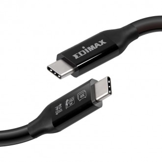 Кабель Edimax UC4 USB-C-USB-C, Thunderbolt3, 0.5м Black 
 
Отправка данного това. . фото 4