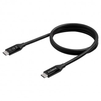 Кабель Edimax UC4 USB-C-USB-C, Thunderbolt3, 0.5м Black 
 
Отправка данного това. . фото 2