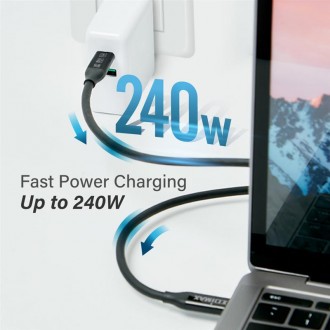 Кабель Edimax UC4 USB-C-USB-C, Thunderbolt3, 0.5м Black 
 
Отправка данного това. . фото 7