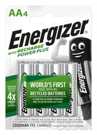 Акумулятори Energizer Recharge Power Plus AA/HR6 LSD Ni-MH 2000 mAh BL 4шт 
 
От. . фото 1