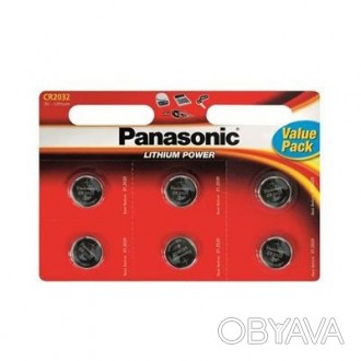 Батарейка Panasonic CR 2032 BL 6шт 
 
Отправка данного товара производиться от 1. . фото 1