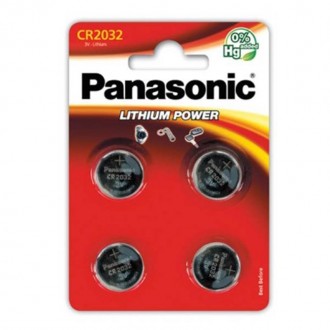 Батарейка Panasonic CR 2032 BL 4 шт. Харків. фото 1 Батарейка Panasonic CR 2032 BL 4 шт. Харків. фото 1