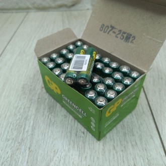 Батарейка сольова R3 GP Greencell 1.5V AAA (ціна за коробку 40шт). . фото 4