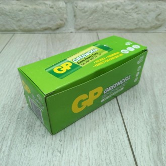 Батарейка сольова R6 GP Greencell 1.5V AA (ціна за коробку 40шт). . фото 6