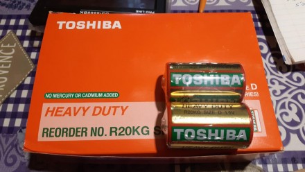 Батарейка R20 Toshiba (2 шт.). . фото 4
