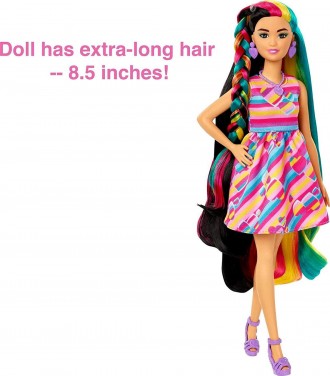  
Лялька Barbie Totally Hair у стилі серця Оригінал 
Лялька Barbie Totally Hair . . фото 2