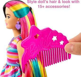  
Лялька Barbie Totally Hair у стилі серця Оригінал 
Лялька Barbie Totally Hair . . фото 4