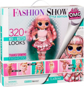 Игровой набор с куклой L.O.L. Surprise! O.M.G. Fashion Show Стильная Ла Роуз
 
 . . фото 2