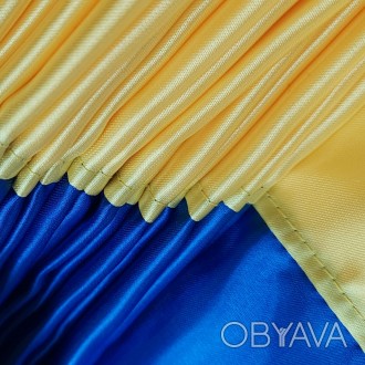 Флаг, стяг, прапор України атлас 60х90см  120 грн.