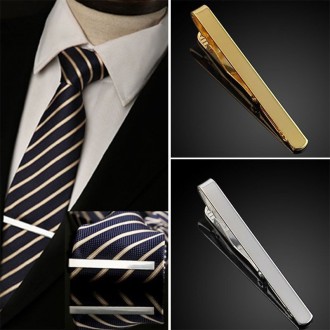 Зажим для галстука мужской золотистый на первый взгляд неприметный аксессуар, но. . фото 2