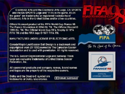 FIFA '98: Road to World Cup | Sony PlayStation 1 (PS1)

Диск с видеоигрой. . фото 3