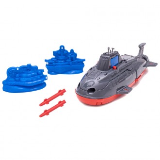 Прототипом іграшки є справжній бойовий підводний човен. Разом з човном у комплек. . фото 3