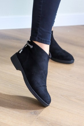 Женские ботинки черные Leila 3275 Ботинки женские выполнены из искусственной зам. . фото 7