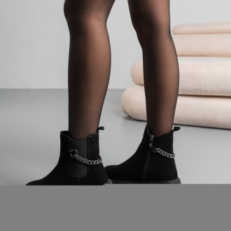 Женские ботинки черные Soprano 3843 Ботинки женские выполнены из натуральной зам. . фото 9