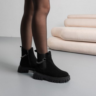 Женские ботинки черные Soprano 3843 Ботинки женские выполнены из натуральной зам. . фото 22