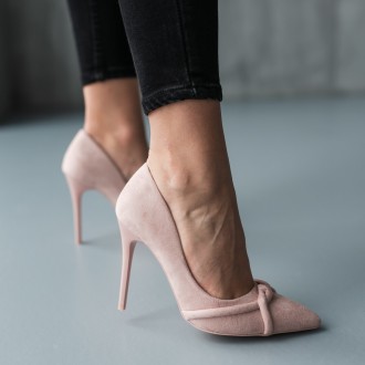 Женские туфли розовые Backstreet 3749 Туфли женские выполнены из искусственной з. . фото 8