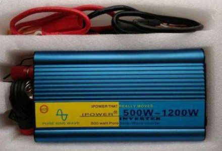 Інвертор IPOWER 24 - 220 В 600 Вт / 1200 Вт чистий синус. Київ. фото 1 Інвертор IPOWER 24 - 220 В 600 Вт / 1200 Вт чистий синус. Київ. фото 1