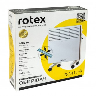 Конвектор Rotex RCH-11X
 
Конвектор Rotex RCH-11X зігріє для вас приміщення площ. . фото 4