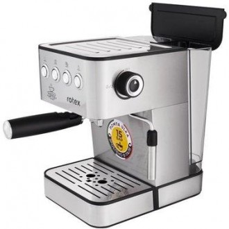 Кофеварка рожковая Rotex Power Espresso RCM850-S Кофеварка Rotex Power Espresso . . фото 5