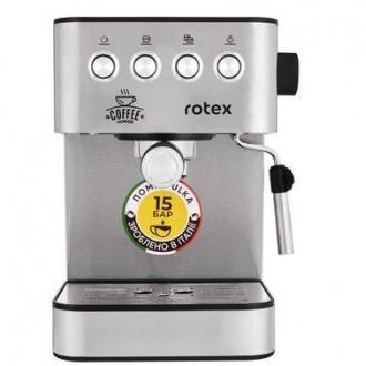 Кофеварка рожковая Rotex Power Espresso RCM850-S Кофеварка Rotex Power Espresso . . фото 2