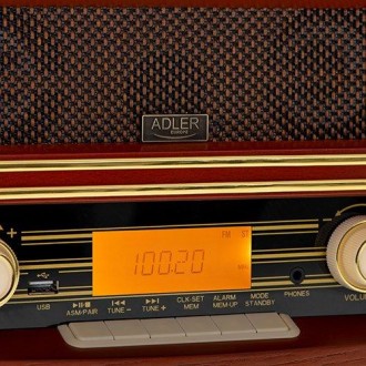 Ретро радио Adler AD-1187 Такой стиль и дизайн подойдут практически для любого п. . фото 7