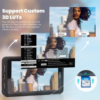 Накамерний монітор Bestview // Desview R5 5.5" Full HD 3D LUTs/HDR (R5)
Монітор . . фото 7