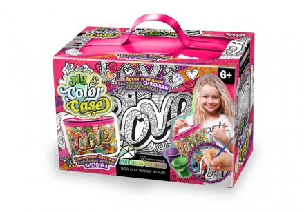 Розписна косметичка "My Color Case" від Danko Toys "My color case" - це унікальн. . фото 2