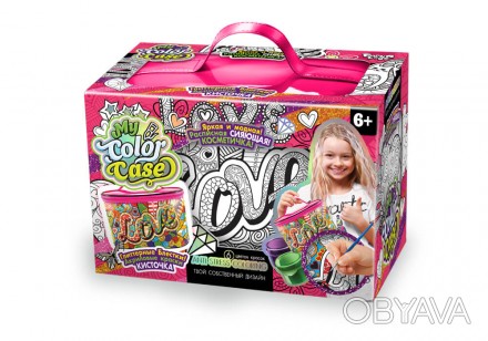 Розписна косметичка "My Color Case" від Danko Toys "My color case" - це унікальн. . фото 1