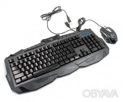 
Игровая клавиатура + мышка с подсветкой Atlanfa AT-V100 
Профессиональная игров. . фото 1