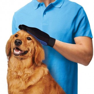 
Рукавичка для вичісування шерсті тварин True Touch Pet Glove
Рукавичка масажна . . фото 8