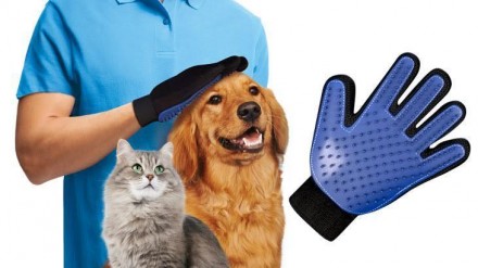 
Рукавичка для вичісування шерсті тварин True Touch Pet Glove
Рукавичка масажна . . фото 10