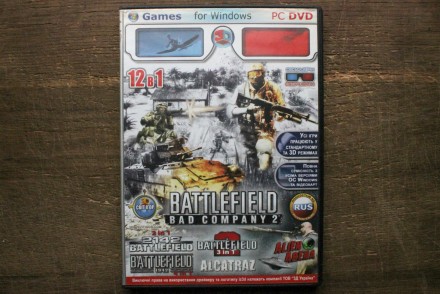 Battlefield / Alcatraz / Alien Arena 2010 (12в1) (DVD) | Диск с Игрой для ПК/PC
. . фото 2