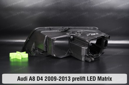 Новый корпус фары Audi A8 D4 Matrix (2009-2013) III поколение дорестайлинг правы. . фото 3