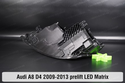 Новый корпус фары Audi A8 D4 Matrix (2009-2013) III поколение дорестайлинг правы. . фото 7