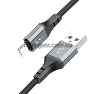 USB-кабель для зарядки и передачи данных Lightning, 1 м, силикон и алюминиевый с. . фото 2